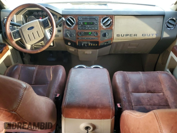 2008 Ford F-250 XL with VIN 1FTSW21R58ED14886, listed as a Copart auction lot 60866345 with 141,980 mi miles and Salvage title. Bid and sale history available at DreamBid. Image 8.