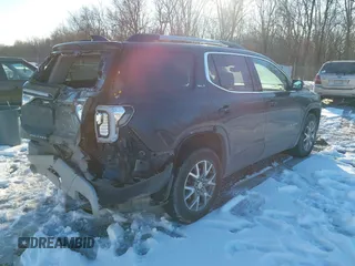 2021 GMC Acadia SLT with VIN 1GKKNMLS9MZ221021, listed as a IAAI auction lot 41614946 with 44,096 mi miles. Bid and sale history available at carsss.com. Image 4.