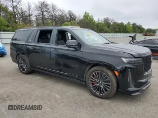 2024 Cadillac Escalade ESV AWD V-Series with VIN 1GYS4SK9XRR381010, listed as a Copart auction lot 56686185 with Not provided miles and Salvage title. Bid and sale history available at DreamBid. Image 4.