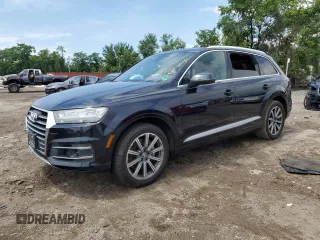 2017 Audi Q7 Premium Plus with VIN WA1LAAF75HD058074, listed as a Copart auction lot 63446045 with 214,453 mi miles and Clean title. Bid and sale history available at DreamBid. Image 1.