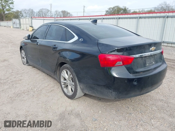 2015 Chevrolet Impala LT with VIN 2G1115SL2F9196715, listed as a IAAI auction lot 41716513 with Not Provided miles and . Bid and sale history available at DreamBid. Image 3.