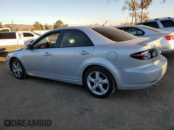 2007 Mazda 6 S Sport VE with VIN 1YVHP80D575M55871, listed as a Copart auction lot 84510974 with 106,165 mi miles and Salvage Title. Bid and sale history available at DreamBid. Image 2.