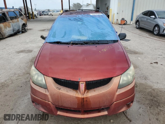 2004 Pontiac Vibe with VIN 5Y2SL628X4Z460435, listed as a Copart auction lot 76310784 with 205,260 mi miles and Salvage Title. Bid and sale history available at carsss.com. Image 5.