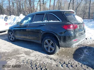 2020 Mercedes-Benz GLC with VIN WDC0G8EB2LF712784, listed as a IAAI auction lot 41491585 with 51,021 mi miles. Bid and sale history available at carsss.com. Image 3.