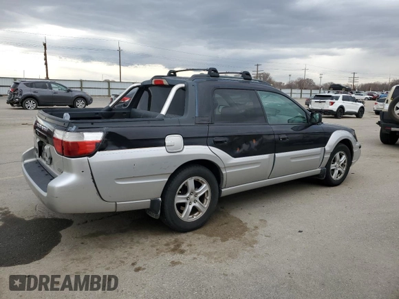 2003 Subaru Baja с VIN 4S4BT61C436103057, выставлен на аукционе Copart как лот 48789505 с пробегом 283 957 миль миль и Списание • Salvage title. История ставок и продаж доступна на DreamBid. Изображение 3.