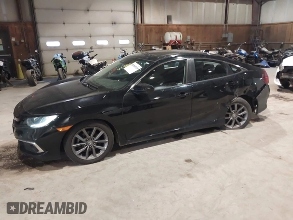 2020 Honda Civic Sedan EX with VIN 19XFC1F35LE203955, listed as a IAAI auction lot 41215735 with 44,102 mi miles. Bid and sale history available at carsss.com. Image 2.