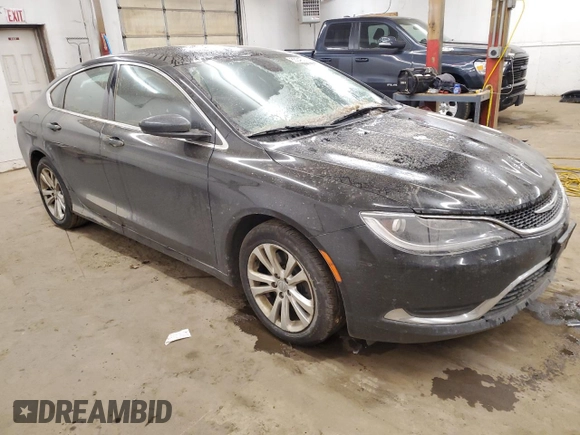 2015 Chrysler 200 Limited with VIN 1C3CCCAG7FN685096, listed as a Copart auction lot 83343374 with 189,299 mi miles and Non Repairable. Bid and sale history available at carsss.com. Image 4.