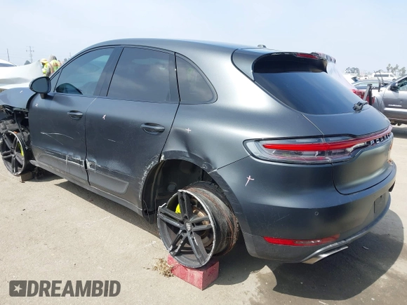 2021 Porsche Macan with VIN WP1AA2A55MLB14375, listed as a IAAI auction lot 42451578 with 48,930 mi miles and . Bid and sale history available at DreamBid. Image 3.