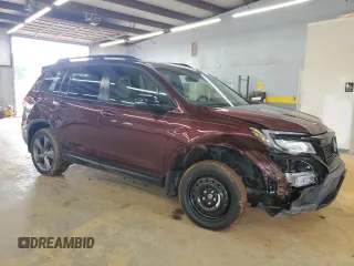 2020 Honda Passport Touring with VIN 5FNYF8H90LB018300, listed as a Copart auction lot 63437595 with 27,740 mi miles and Salvage title. Bid and sale history available at DreamBid. Image 4.