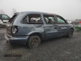 2002 Dodge Caravan SE with VIN 1B4GP24372B695494, listed as a Copart auction lot 43803375 with 0 mi miles and Salvage Title. Bid and sale history available at carsss.com. Image 3.