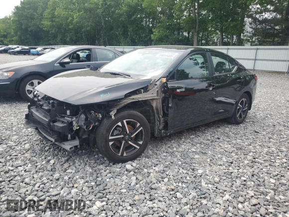 2024 Nissan Sentra SV z VIN 3N1AB8CV4RY305785, wystawiony jako Copart lot #59859405 z przebiegiem 16 785 mil mil oraz Szkoda całkowita • Salvage title. Historia ofert i sprzedaży dostępna na DreamBid. Obrazek 1.