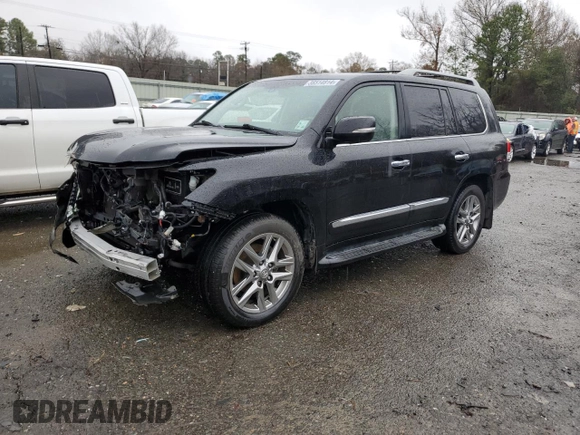 2015 Lexus LX 570 with VIN JTJHY7AX7F4186473, listed as a Copart auction lot 38514814 with 60,837 mi miles and . Bid and sale history available at DreamBid. Image 1.