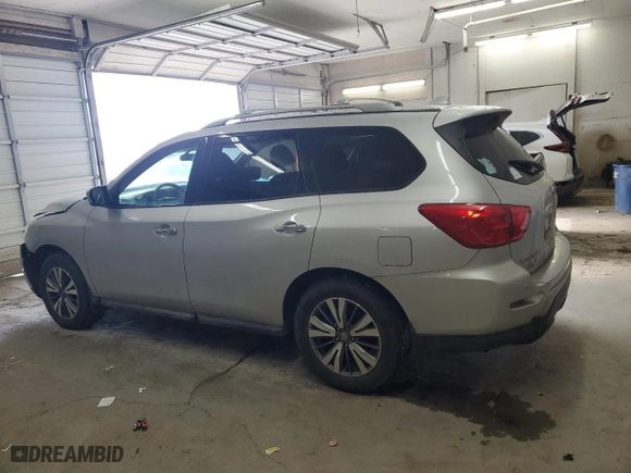 2020 Nissan Pathfinder S with VIN 5N1DR2AN0LC629690, listed as a Copart auction lot 89143465 with 49,442 mi miles and Salvage Title. Bid and sale history available at carsss.com. Image 2.