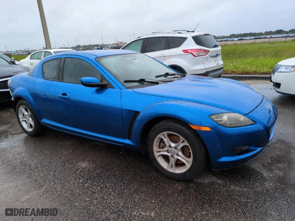 2004 Mazda RX-8 with VIN JM1FE17N240112484, listed as a Copart auction lot 74769364 with 89,182 mi miles and Non Repairable. Bid and sale history available at carsss.com. Image 4.