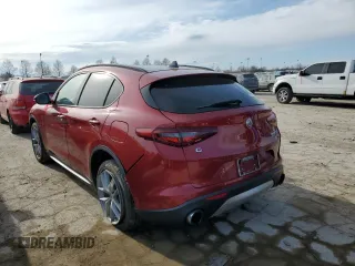 2018 Alfa Romeo Stelvio Ti Sport z VIN ZASFAKNN3J7B67248, wystawiony jako Copart lot #42681384 z przebiegiem 62 407 mil mil oraz Szkoda całkowita • Salvage title. Historia ofert i sprzedaży dostępna na DreamBid. Obrazek 2.