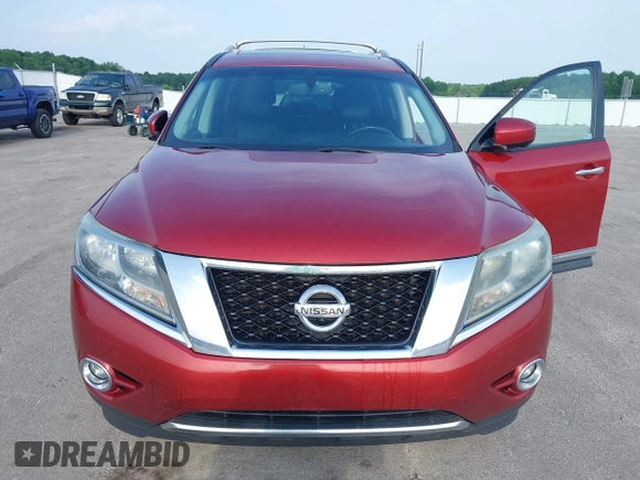 2013 Nissan Pathfinder Platinum with VIN 5N1AR2MM7DC687710, listed as a IAAI auction lot 42772536 with 225,369 mi miles and . Bid and sale history available at DreamBid. Image 6.