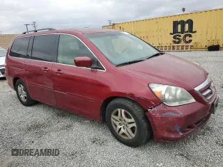 2005 Honda Odyssey EX-L with VIN 5FNRL386X5B413304, listed as a Copart auction lot 45020465 with 210,394 mi miles and Clean Title. Bid and sale history available at carsss.com. Image 4.