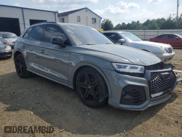 2019 Audi SQ5 Prestige with VIN WA1C4AFY5K2061298, listed as a Copart auction lot 59724374 with 65,712 mi miles and Salvage Title. Bid and sale history available at DreamBid. Image 4.