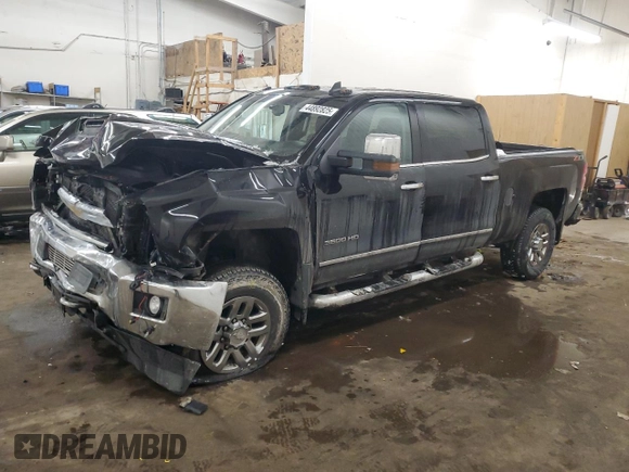 2018 Chevrolet Silverado 3500HD LT with VIN 1GC4KZCY0JF148536, listed as a Copart auction lot 44892825 with 123,280 mi miles and Salvage Title. Bid and sale history available at DreamBid. Image 1.