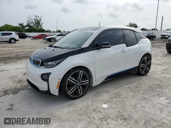 2015 BMW i3 with VIN WBY1Z4C55FV504563, listed as a Copart auction lot 62836095 with 71,790 mi miles and Clean title. Bid and sale history available at DreamBid. Image 1.