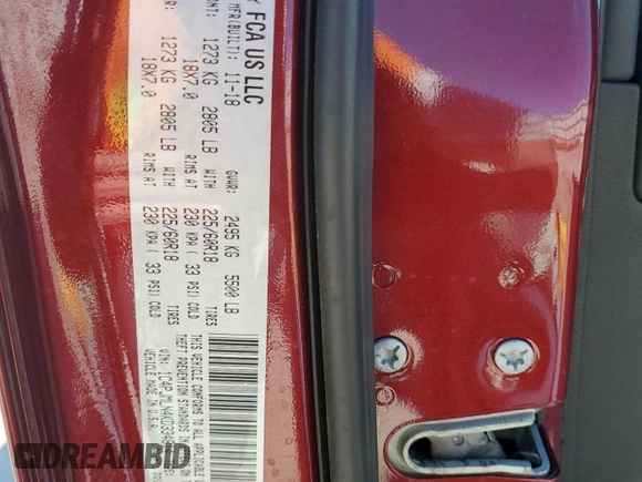 2019 Jeep Cherokee Altitude with VIN 1C4PJMLN4KD334814, listed as a Copart auction lot 47432485 with 105,536 mi miles and Salvage Title. Bid and sale history available at DreamBid. Image 15.