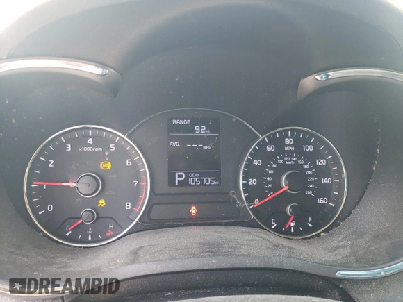 2015 Kia Forte LX with VIN KNAFK4A61F5337736, listed as a Copart auction lot 47849025 with 105,705 mi miles and Clean Title. Bid and sale history available at carsss.com. Image 9.