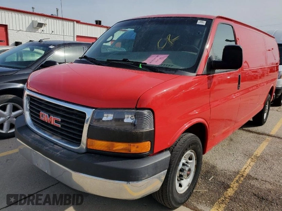 2015 GMC Savana z VIN 1GTW7GCG0F1101081, wystawiony jako IAAI lot #41975343 z przebiegiem 167 798 mil mil oraz . Historia ofert i sprzedaży dostępna na DreamBid. Obrazek 1.