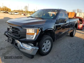2022 Ford F-150 XL with VIN 1FTMF1E52NKE30280, listed as a Copart auction lot 81897094 with 61,210 mi miles and Salvage Title. Bid and sale history available at DreamBid. Image 1.