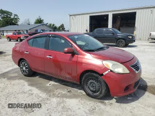 2013 Nissan Versa SV with VIN 3N1CN7AP7DL873081, listed as a Copart auction lot 57222385 with 151,978 mi miles and Salvage title. Bid and sale history available at DreamBid. Image 4.