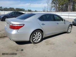 2008 Lexus LS 460 LWB with VIN JTHGL46F185026449, listed as a Copart auction lot 46599655 with 179,392 mi miles and Salvage Title. Bid and sale history available at carsss.com. Image 3.