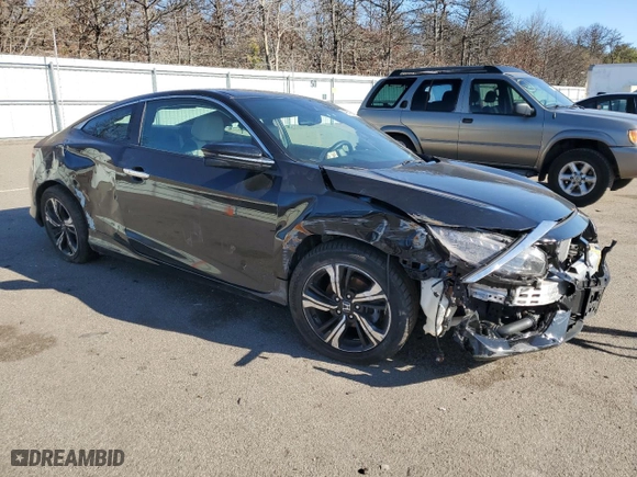 2017 Honda Civic Coupe Touring with VIN 2HGFC3B97HH352161, listed as a Copart auction lot 49716185 with 60,331 mi miles and Clean Title. Bid and sale history available at carsss.com. Image 4.