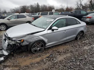 2015 Audi A3 2.0T Premium with VIN WAUBFGFF3F1081555, listed as a Copart auction lot 84563414 with 0 mi miles and Salvage Title. Bid and sale history available at carsss.com. Image 1.