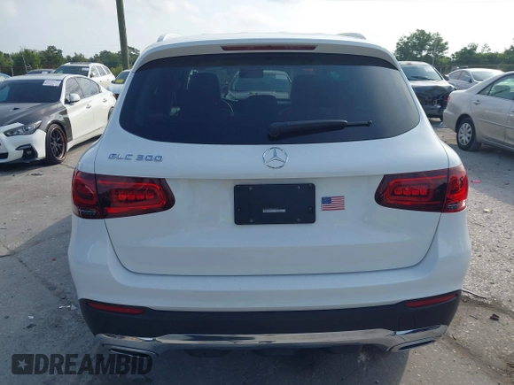 2022 Mercedes-Benz GLC 300 with VIN W1N0G8DB4NV395227, listed as a IAAI auction lot 42214509 with 14,886 mi miles and . Bid and sale history available at DreamBid. Image 16.