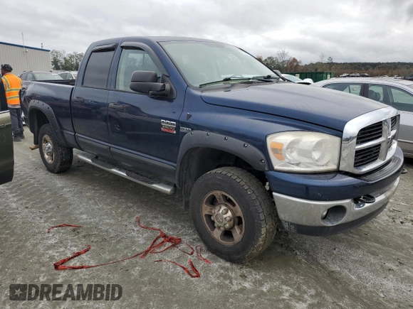 2007 Dodge Ram 2500 SLT with VIN 1D7KS28D67J589720, listed as a Copart auction lot 79232384 with 221,207 mi miles and Salvage Title. Bid and sale history available at carsss.com. Image 4.