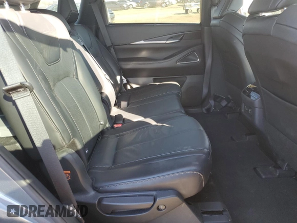 2023 Infiniti QX60 Sensory with VIN 5N1DL1GS5PC353778, listed as a Copart auction lot 50277475 with 20,386 mi miles and Salvage title. Bid and sale history available at DreamBid. Image 12.
