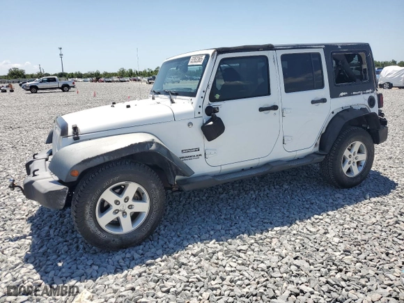2015 Jeep Wrangler Unlimited Sport with VIN 1C4BJWDG8FL644580, listed as a Copart auction lot 52952365 with 127,439 mi miles and Salvage Title. Bid and sale history available at carsss.com. Image 1.