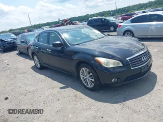 2011 Infiniti M with VIN JN1BY1AR2BM372202, listed as a IAAI auction lot 42691082 with 213,694 mi miles and . Bid and sale history available at DreamBid. Image 1.