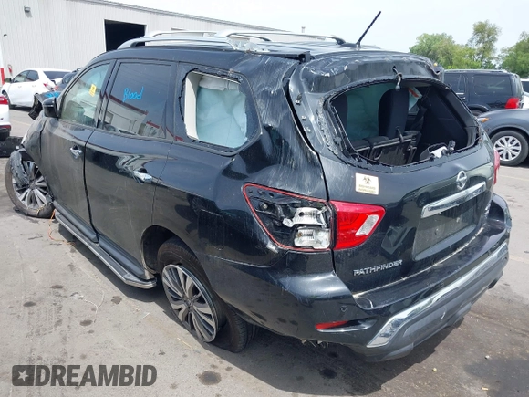 2018 Nissan Pathfinder SV with VIN 5N1DR2MM4JC636562, listed as a IAAI auction lot 42348812 with Not provided miles and . Bid and sale history available at DreamBid. Image 3.