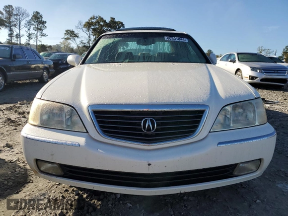 2002 Acura RL with VIN JH4KA96592C015836, listed as a Copart auction lot 80301844 with 150,054 mi miles and Salvage Title. Bid and sale history available at carsss.com. Image 5.