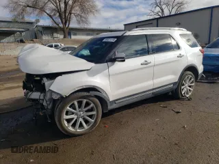 2016 Ford Explorer Limited with VIN 1FM5K8FHXGGD29037, listed as a Copart auction lot 86521114 with 40,524 mi miles and Salvage Title. Bid and sale history available at carsss.com. Image 1.