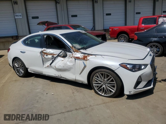 2020 Genesis G70 2.0T с VIN KMTG64LA6LU062350, выставлен на аукционе Copart как лот 68946374 с пробегом 27 480 миль миль и Списание • Salvage title. История ставок и продаж доступна на DreamBid. Изображение 4.