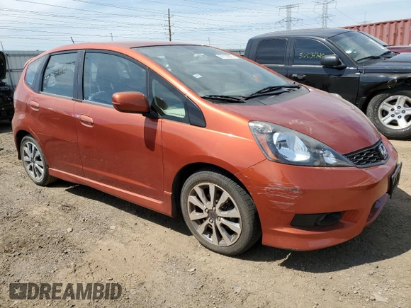 2012 Honda Fit Sport with VIN JHMGE8H54CC019571, listed as a Copart auction lot 56138305 with 52,504 mi miles and Clean Title. Bid and sale history available at DreamBid. Image 4.