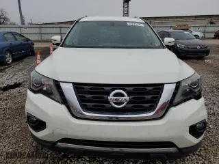 2017 Nissan Pathfinder S with VIN 5N1DR2MM1HC674583, listed as a Copart auction lot 51873795 with 128,539 mi miles and Clean Title. Bid and sale history available at carsss.com. Image 5.