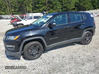 2018 Jeep Compass Sport с VIN 3C4NJCAB7JT204335, выставлен на аукционе Copart как лот 63252625 с пробегом 182 978 миль миль и Чистый • Clean title. История ставок и продаж доступна на DreamBid. Изображение 1.