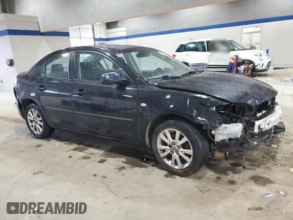 2008 Mazda 3 i Touring with VIN JM1BK32F281796374, listed as a Copart auction lot 52817735 with 216,432 mi miles and Salvage Title. Bid and sale history available at carsss.com. Image 4.