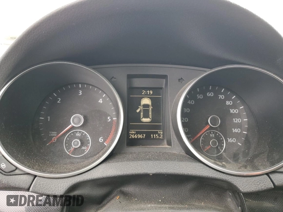 2010 Volkswagen Jetta SportWagen TDI with VIN 3VWPL7AJ2AM654726, listed as a Copart auction lot 78555784 with 266,967 mi miles and Salvage Title. Bid and sale history available at carsss.com. Image 9.