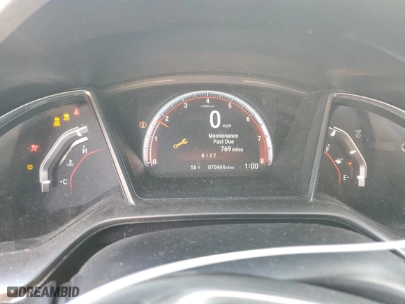 2019 Honda Civic Si Sedan with VIN 2HGFC1E58KH705530, listed as a Copart auction lot 47321205 with 70,444 mi miles and Salvage Title. Bid and sale history available at carsss.com. Image 9.