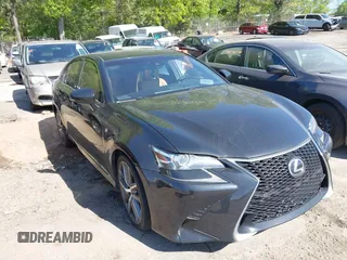 2017 Lexus GS with VIN JTHBZ1BL6HA009818, listed as a IAAI auction lot 42058206 with 137,711 mi miles. Bid and sale history available at carsss.com. Image 1.