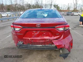 2023 Toyota Corolla LE with VIN 5YFB4MDE9PP072874, listed as a IAAI auction lot 41895280 with 17,506 mi miles. Bid and sale history available at carsss.com. Image 17.