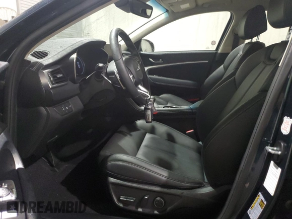 2023 Genesis G70 2.0T with VIN KMTG34TA5PU126988, listed as a Copart auction lot 73927763 with 7,649 mi miles and Clean Title. Bid and sale history available at DreamBid. Image 7.